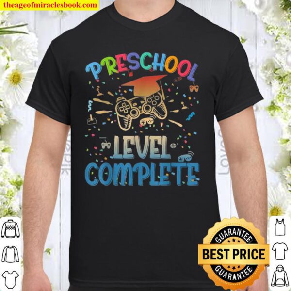 Preschool Level Complete Video Gamer 2021 Graduation Shirt