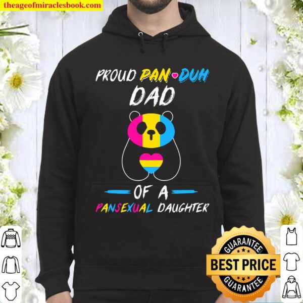 Proud Pan Duh Dad Of A Pansexual Daughter Panda Lgbt Lgbtq Hoodie