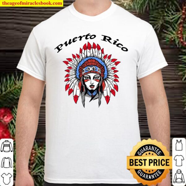 Puerto Rico Female Taino Indian Shirt