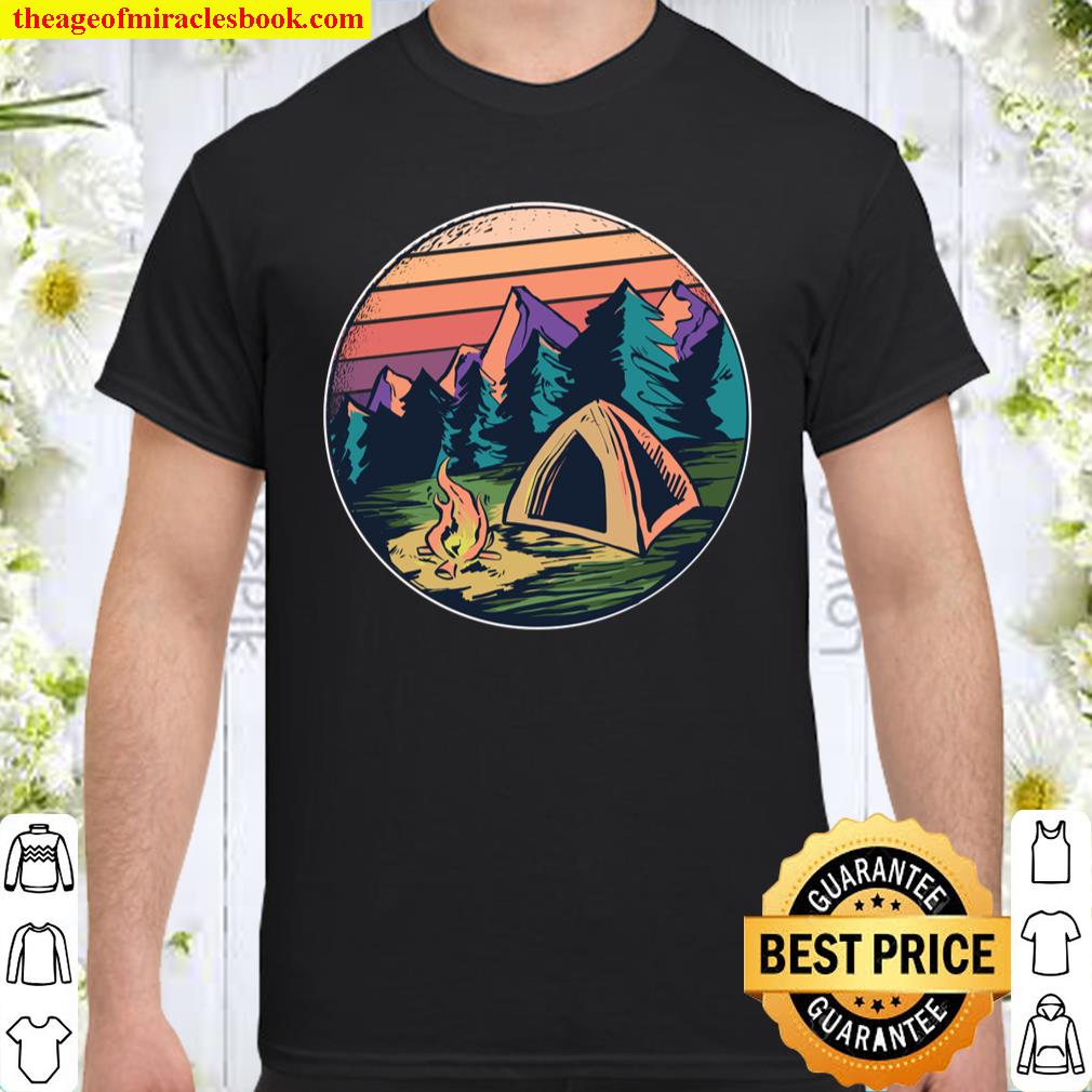Retro Camping Lover Gif Cool Camper shirt, hoodie, tank top, sweater