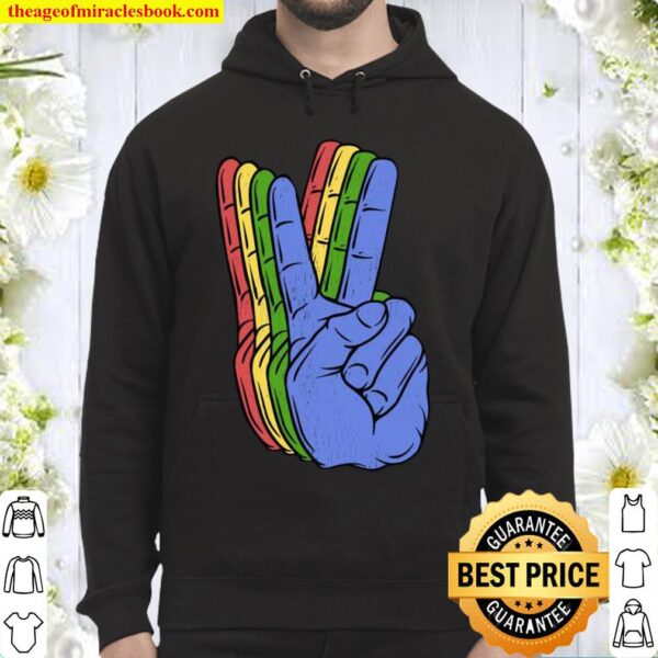 Retro Peace Vintage Shirt 60’s 70’s Hippie Hoodie