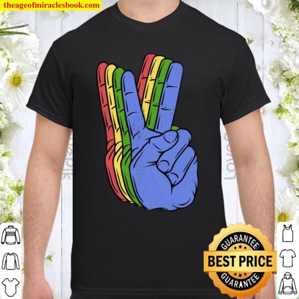 Retro Peace Vintage Shirt 60’s 70’s Hippie Shirt