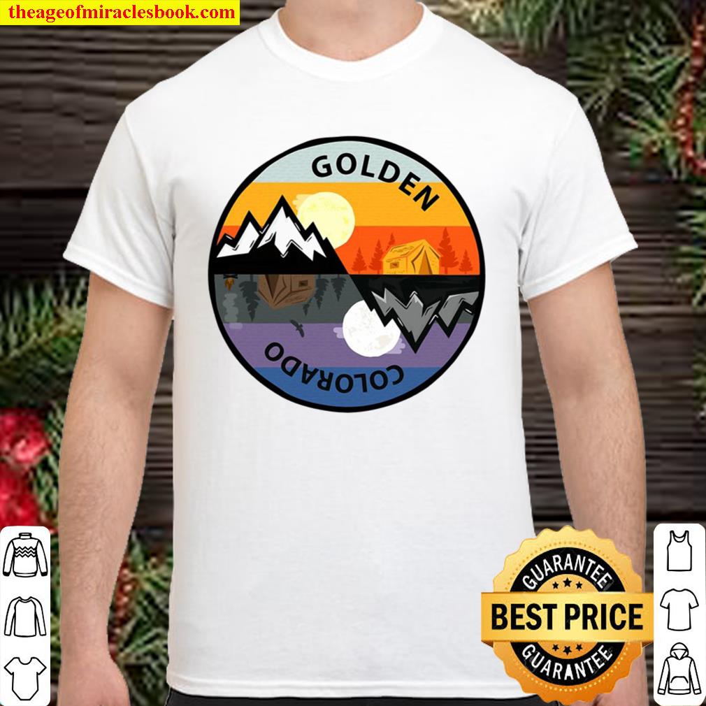 Retro Vintage Golden, Colorado Souvenir limited Shirt, Hoodie, Long Sleeved, SweatShirt