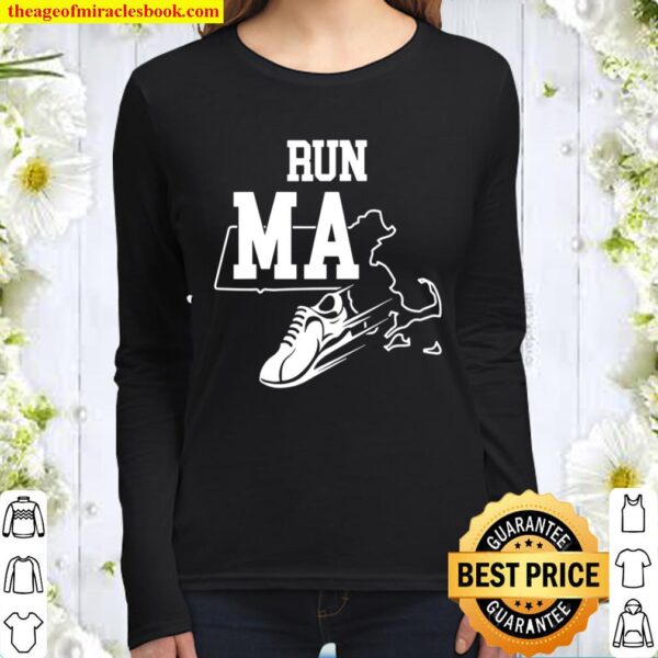 Running Shirt Run Massachusetts Runners Women Long Sleeved