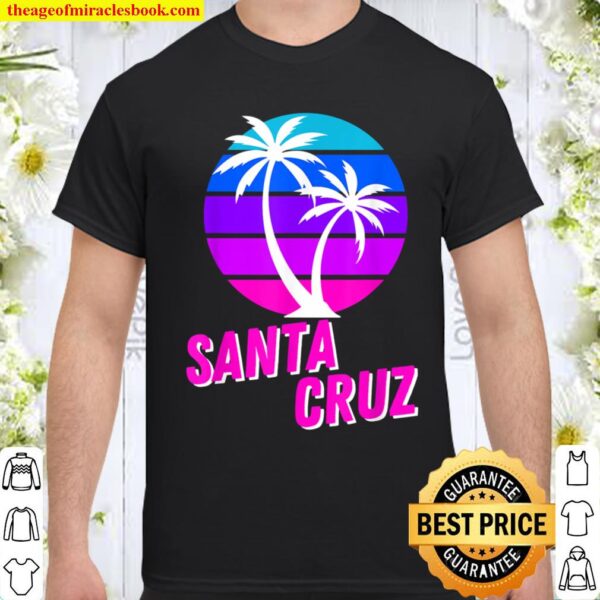 Santa Cruz California Beach Surfing Skate Shirt