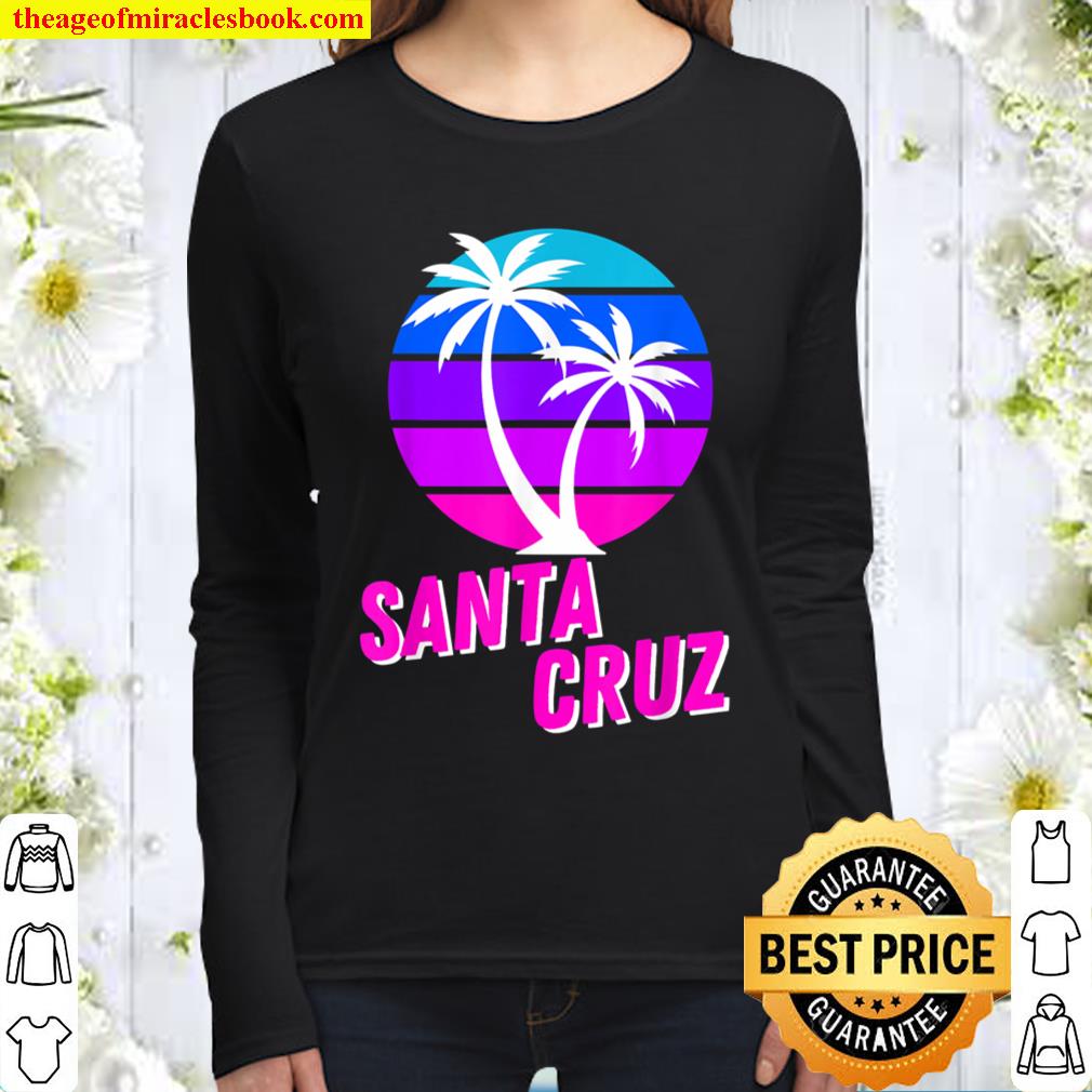 Santa Cruz California Beach Surfing Skate Women Long Sleeved