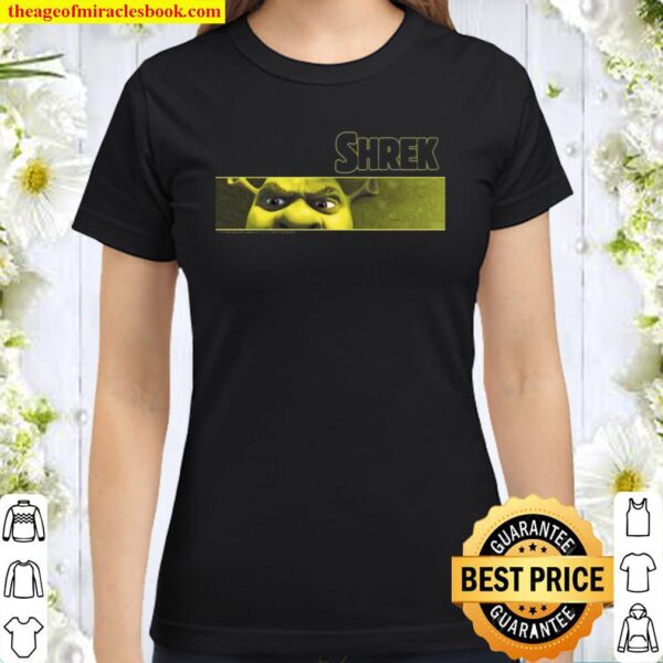 Shrek Angry Ogre Eyes Classic Women T-Shirt