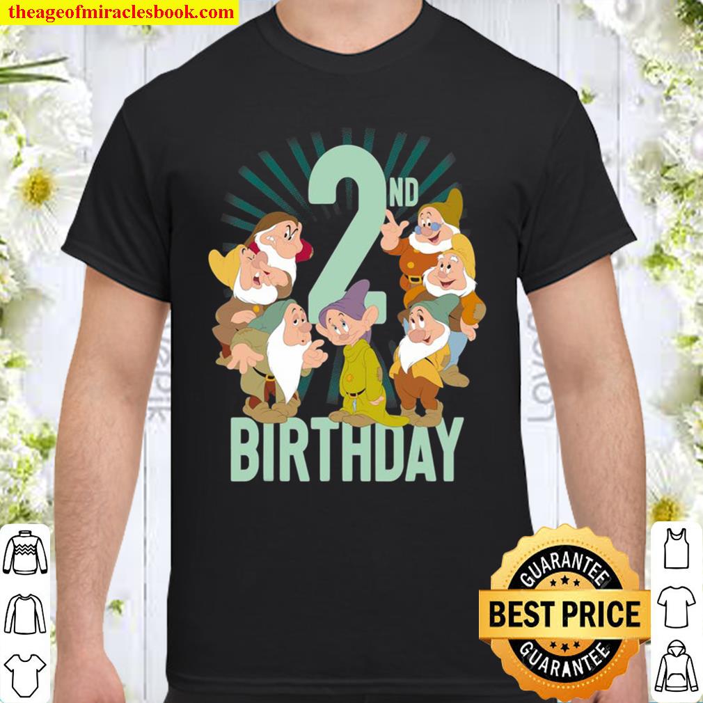 Snow White Seven Dwarfs 2Nd Birthday Portrait Shirt