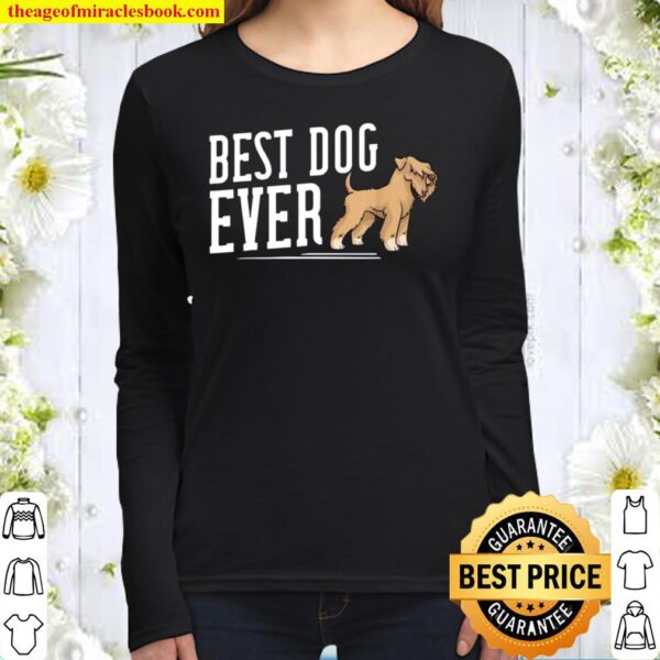 Soft Coated Wheaten Terrier Dog Puppies Owner Women Long Sleeved
