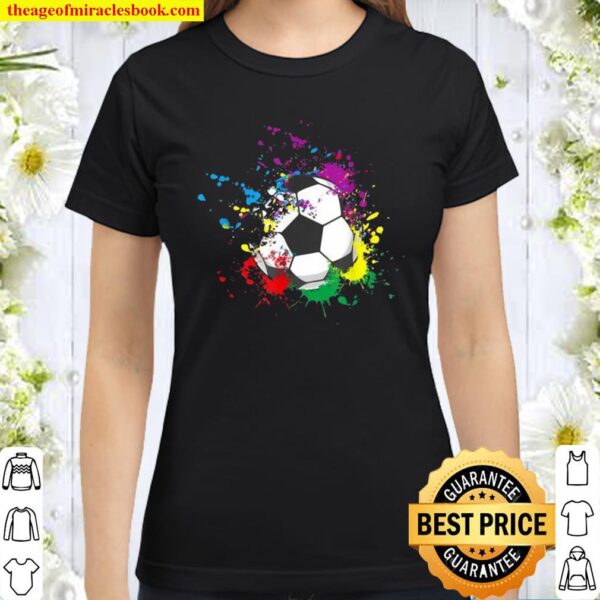 Splash Soccer Ball Classic Women T-Shirt