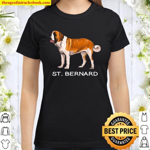 St. Bernard Crazy Dog Classic Women T-Shirt