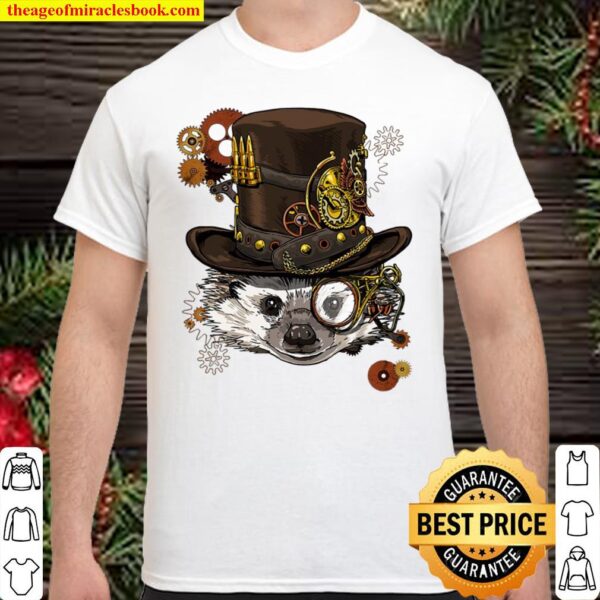 Steampunk Hedgehog Steampunk Animal Lovers Shirt