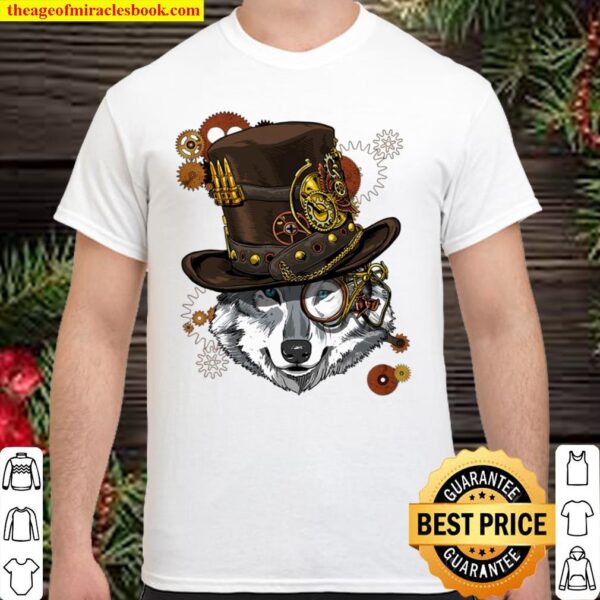 Steampunk Wolf Shirt Steampunk Lovers Gift For Women _ Men Shirt