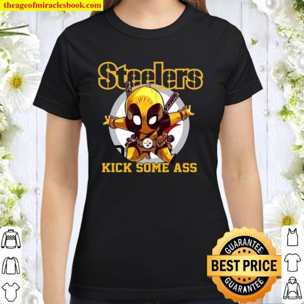 Steelers Kick Some Ass Spider Steelers Classic Women T-Shirt