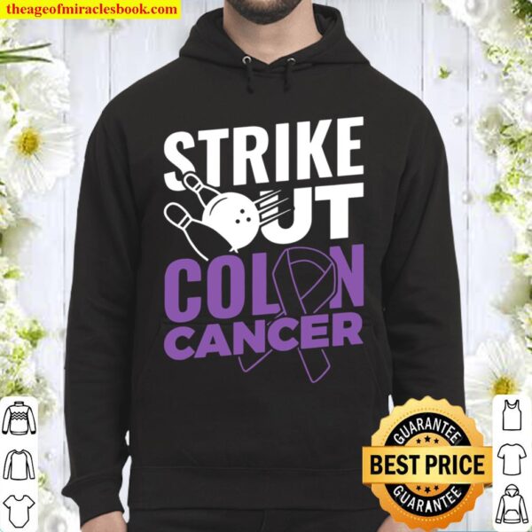 Strike Out Colon Cancer Colon Cancer Awareness Survivor Hoodie