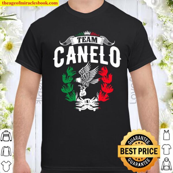 Team Canelo Mexico Alvarez Mexico flag Aguila Tricolor box Shirt