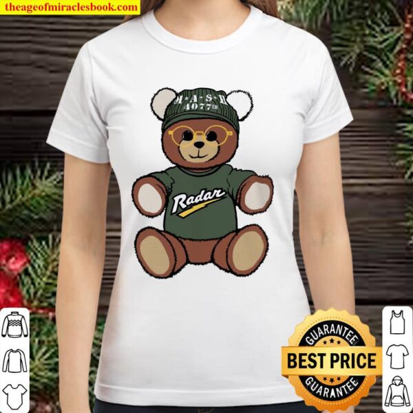 Teddy Bear Mash 4077 th Radar Classic Women T-Shirt