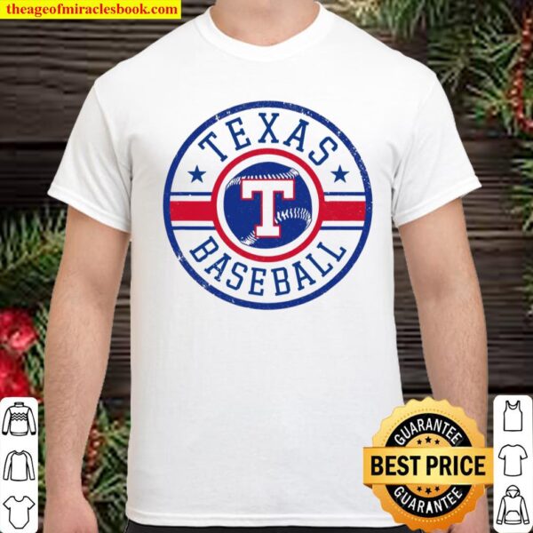 Texas Baseball Tx Vintage Distressed Game Day Ranger Gift Shirt