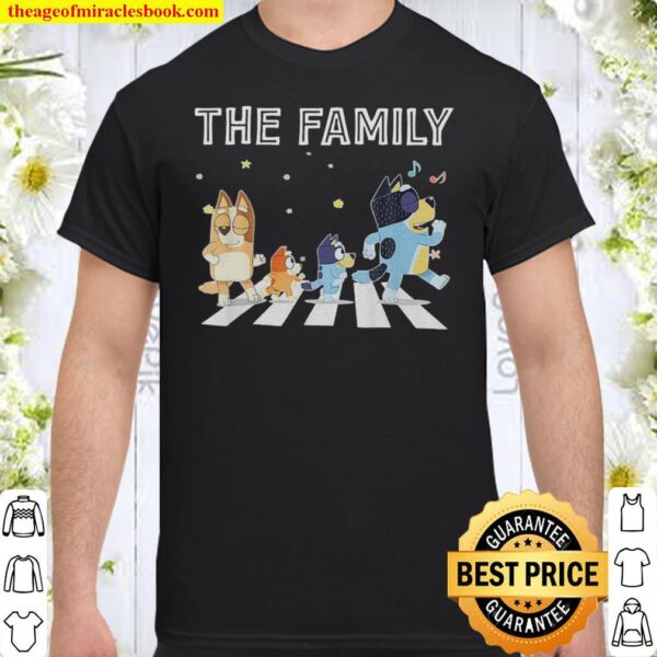 The Bluey Family shirt, Abbey Road shirt, Family gift, Father_s day gi Shirt