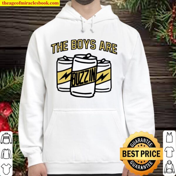 The Boys Are Buzzin Vintage Drinking Hoodie