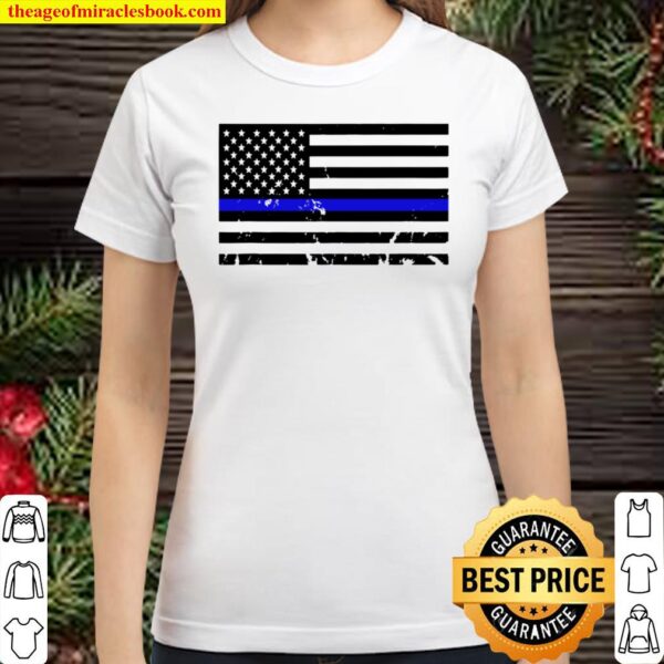 Thin Blue Line Tank Top – Blue Lives Matter Classic Women T-Shirt