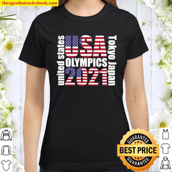 Tokyo Olympics 2021 Usa Team Classic Women T-Shirt