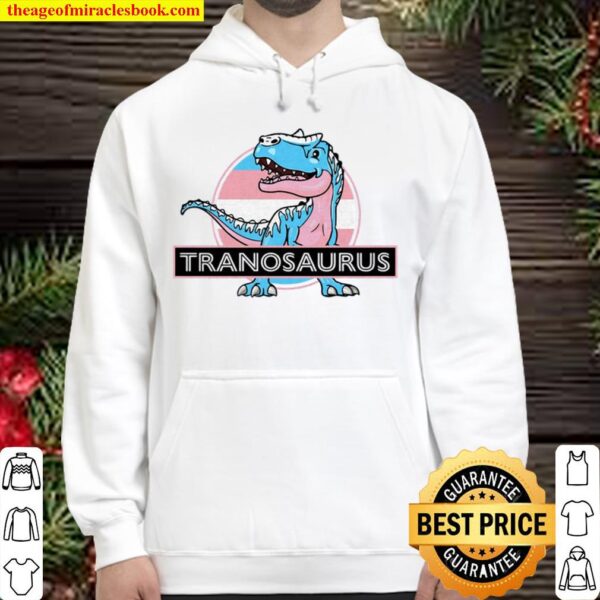 Trans Tranosaurus T-Rex, Gay Pride LGBTQ, LGBT Clothing Pride Hoodie