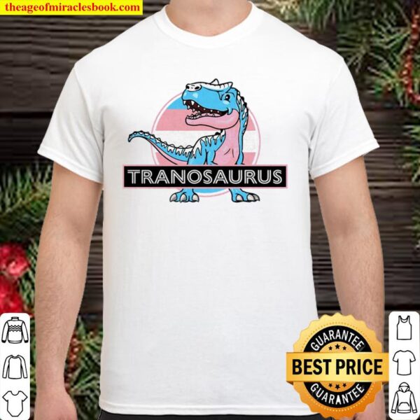 Trans Tranosaurus T-Rex, Gay Pride LGBTQ, LGBT Clothing Pride Shirt