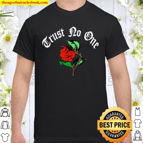 Trust No One Gothic Graphic Shirt