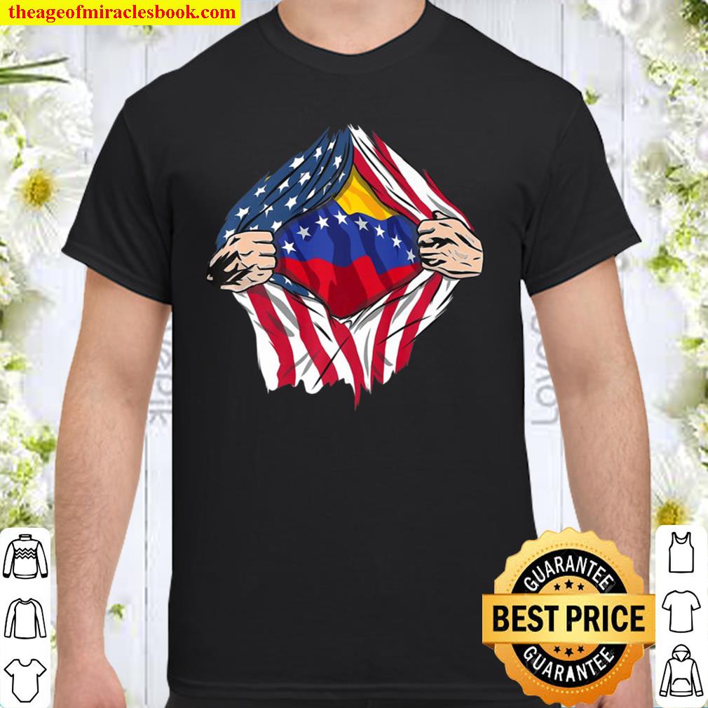 Venezuela American Flag 2021 Shirt, Hoodie, Long Sleeved, SweatShirt
