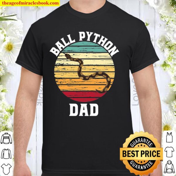Vintage Ball Python Dad Pet Snake Shirt