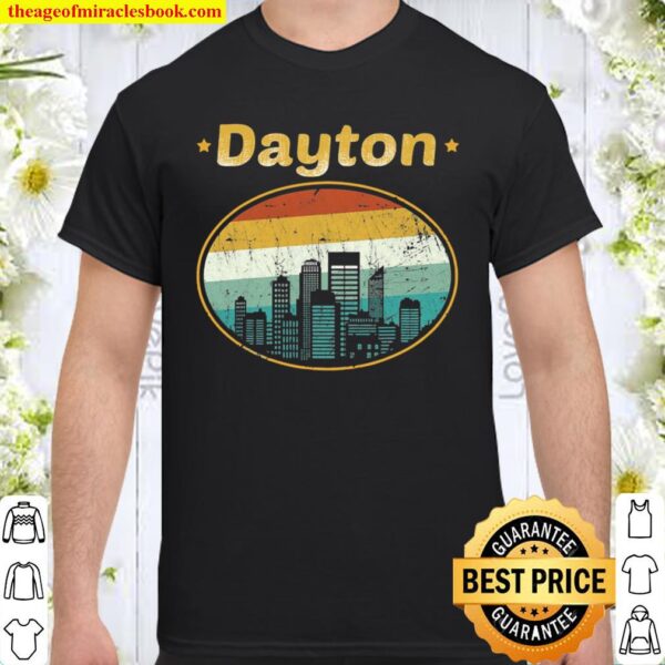 Vintage Dayton Ohio Skyline Shirt