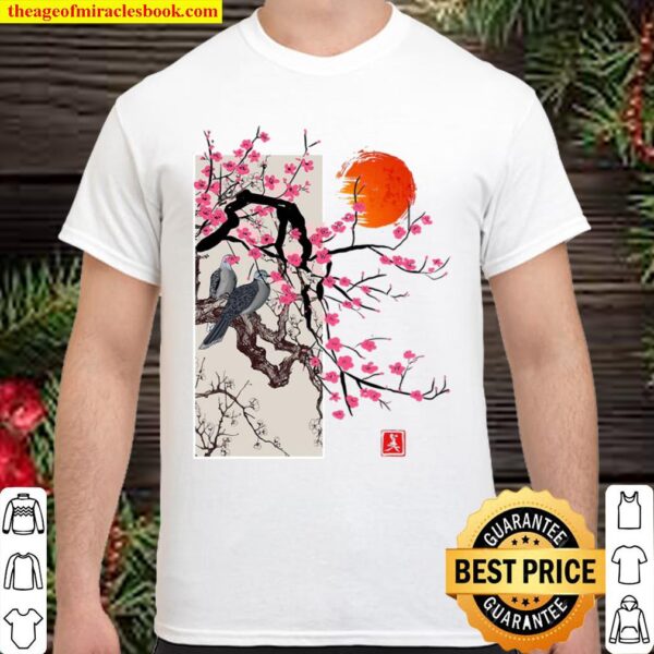 Vintage Sakura Blossom Japanese Cherry Scenery Gift Shirt