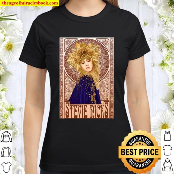 Vintage Stevie Arts Nicks Quote Gift – Is My Fairy Godmother Classic Women T-Shirt
