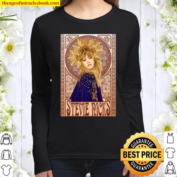 Vintage Stevie Arts Nicks Quote Gift – Is My Fairy Godmother Women Long Sleeved