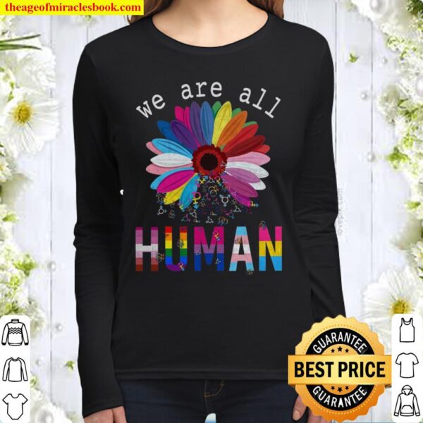 We Are All Human Women Long Sleeved