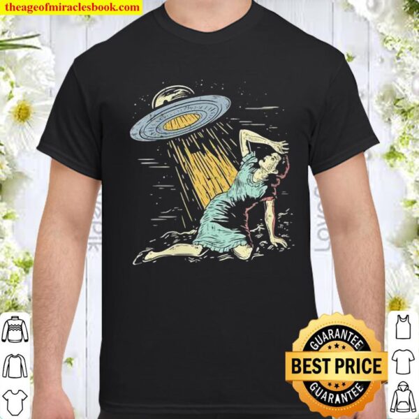 Womens Alien UFO Abduction Shirt