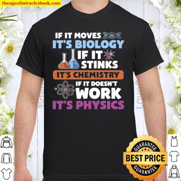 Womens Biology Chemistry Physics Science Teacher Shirt
