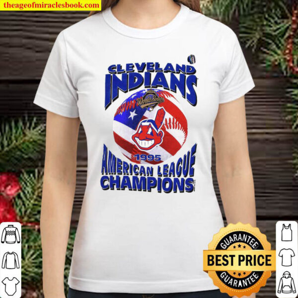 1995 AL Champions Cleveland Indians Classic Women T Shirt