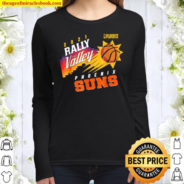 2021 Phoenixs Suns Playoffs Rally The Valley-City Jersey Women Long Sleeved