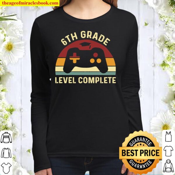 6th Grade Level complete Women Long Sleeved