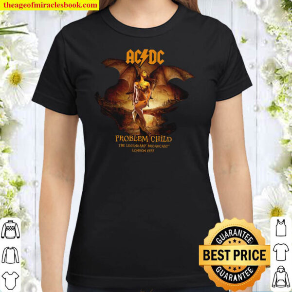ACDC Problem Child Shirt Rock And Roll Classic Women T Shirt