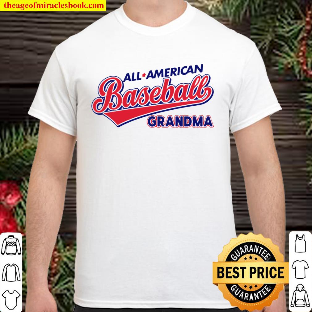 All American Baseball Grandma Shirt