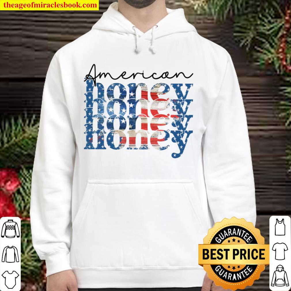 American Honey Shirt, America Flag Shirt, 4th Of July Hoodie
