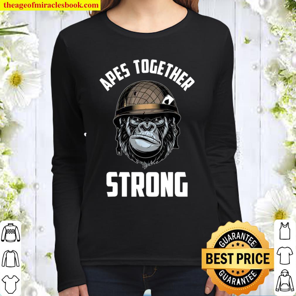 Apes Together Strong Women Long Sleeved