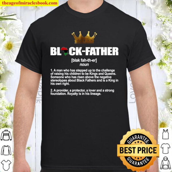Black Father Definition Digital File Transparent Shirt