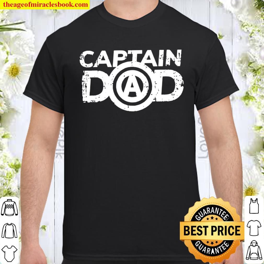 Captain dad superhero father’s day vintage Shirt