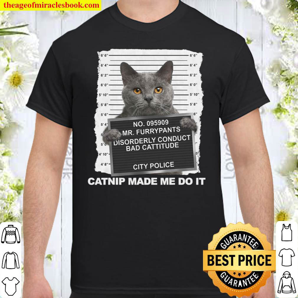 Cat Cute Catnip MaBZZZ Me Do It Funny Cat Vintage Shirt