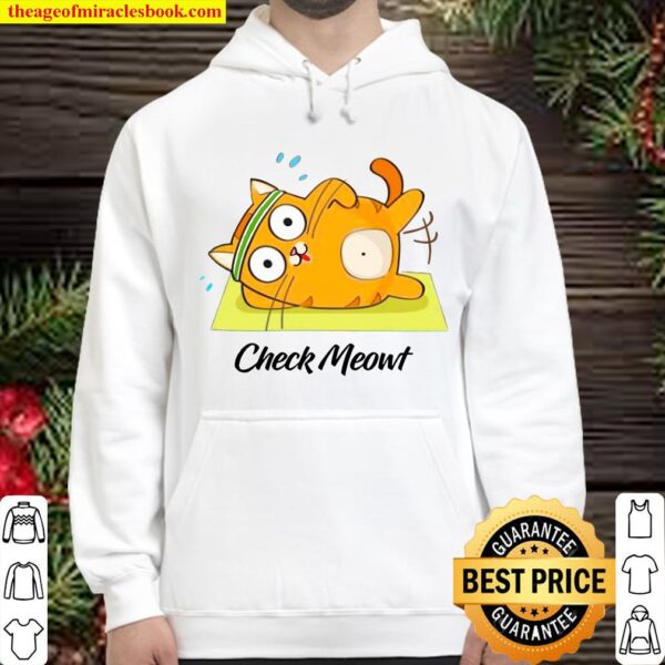 Check Meowt Fitness Cardio Gym Cat Lover Workout Hoodie