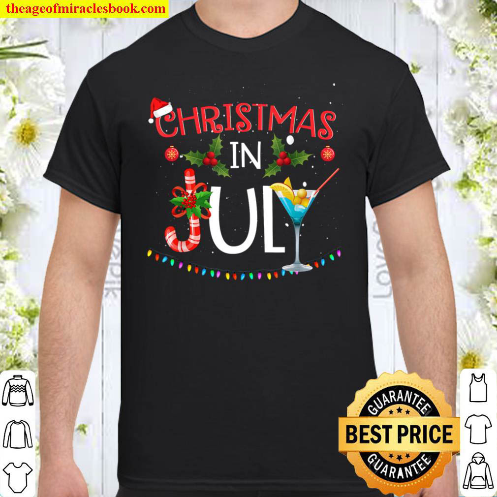Christmas In July T-Shirt Summer Beach Vacation Shirt